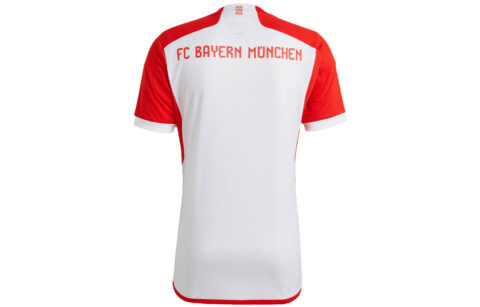 Adidas Bayern Munich Black Soccer Jersey Men’s Red White Colorway