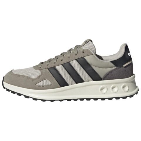 Adidas Slip Resistant Abrasion Resistant Slip Resistant Abrasion Resistant Low top Running Shoes Men's Gray Black