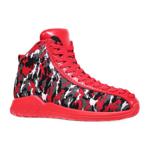 SOULSFENG Mid top Basketball Shoes Unisex Red