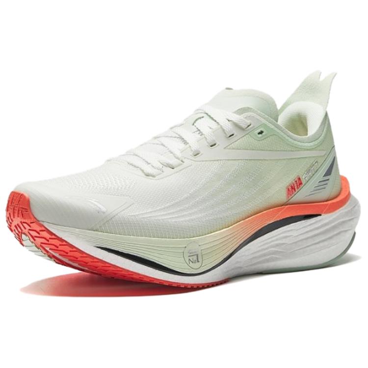 Anta Cushioning Rebound Low top Training Racing Running Shoes Women’s White Green