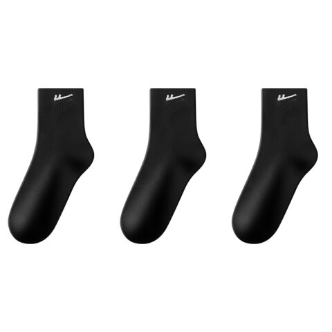 Warrior Crew Socks Unisex 3 Pack Black