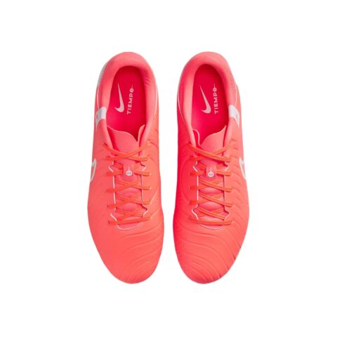 Nike Tiempo Legend 10 Academy Slip Resistant Abrasion Resistant Soccer Shoes Unisex Red