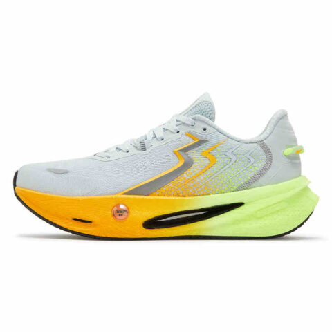 361° Abrasion Resistant Rebound Cushioning Low top Casual Sprint Running Shoes Men’s Orange Yellow