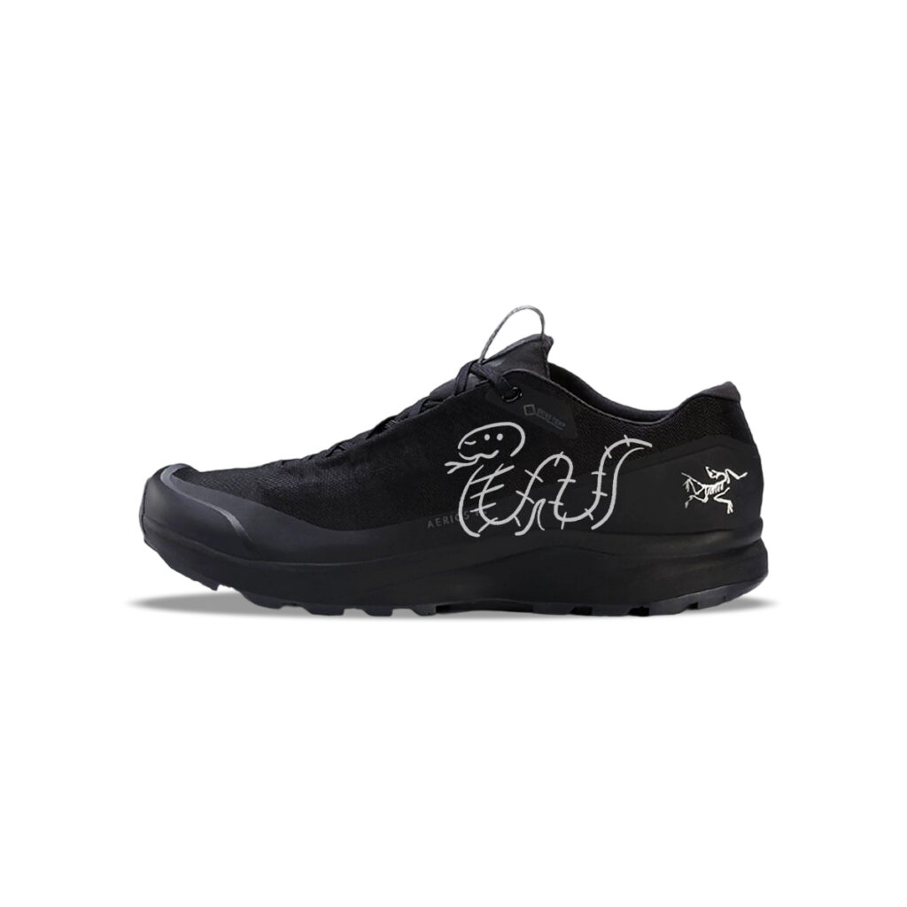 Arc’teryx Aerios FL Low top Casual Trail Running Training City Commuting Running Shoes Men’s Black White