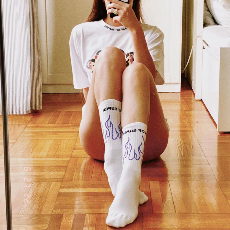 Vision Of Super | VOS Trendy Versatile Casual Crew Socks Unisex