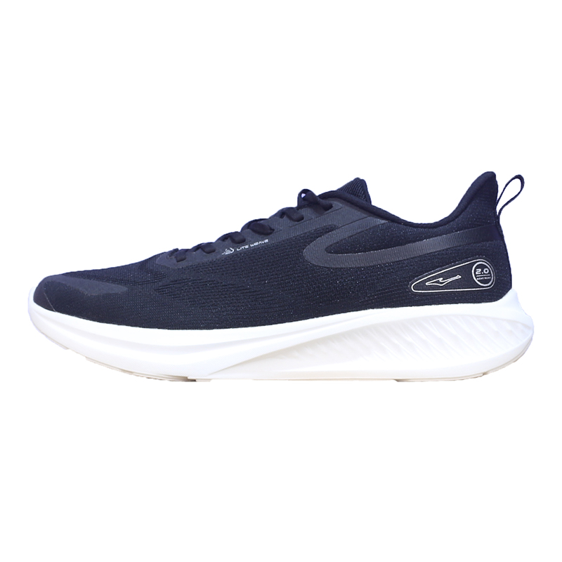 Erke Cushioning Breathable Lightweight Low top Casual Long Distance Running Shoes Men’s Black