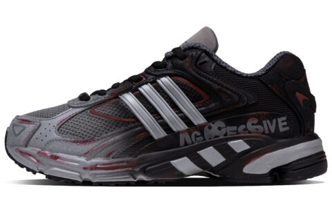 Adidas Originals Response Cl Abrasion Resistant Abrasion Resistant Low top Running Shoes Unisex Black Silver