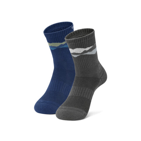 Skechers Wilderness Outdoor Collection Crew Socks Unisex 2 Pack
