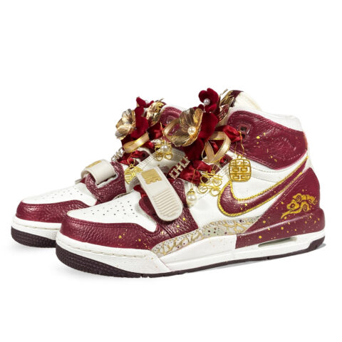 Jordan Legacy 312 High top Vintage Basketball Shoes Women’s Red
