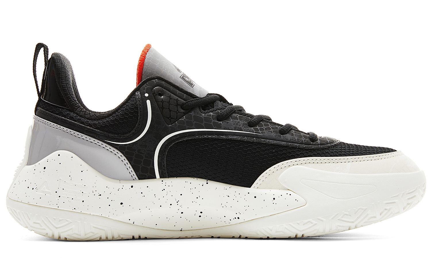 PEAK Fengji Basketball Shoes Men’s Low Top Black Ivory