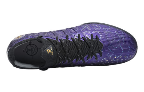 KELME Lightning 3.0 TF Turf Cushioning Coverage Soccer Shoes Unisex Dark Purple