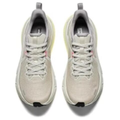 Anta Slip Resistant Abrasion Resistant Slip Resistant Abrasion Resistant Low top Running Shoes Women’s Beige Gray