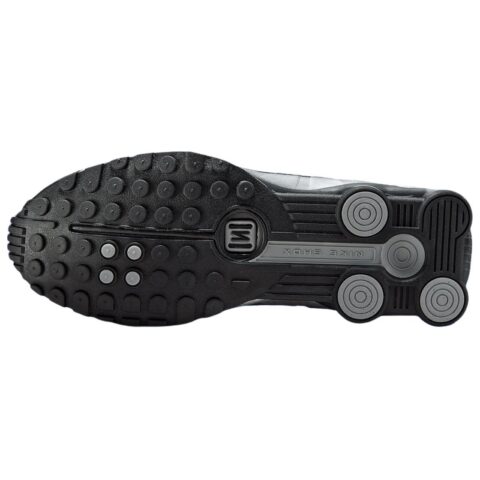 Nike Shox R4 Classic And Versatile Running Shoes Unisex Silver