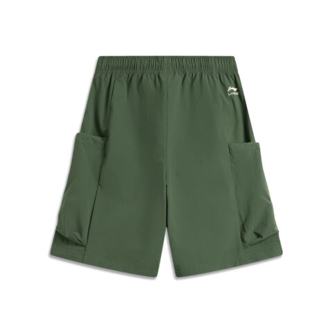 Li Ning Sports Life Collection Sports Shorts Men’s Dark Field Green