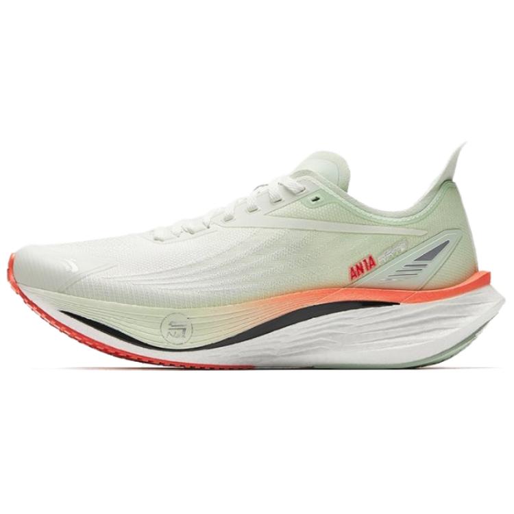 Anta Cushioning Rebound Low top Training Racing Running Shoes Women’s White Green