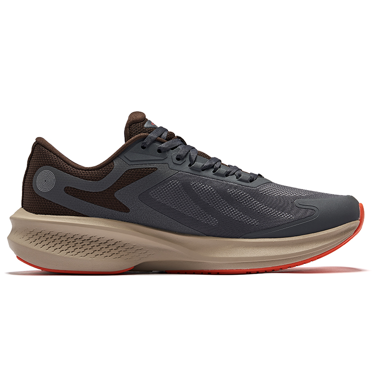 Erke Lightning 3.0 Cushioning Rebound Low top Running Shoes Men’s Gray Brown