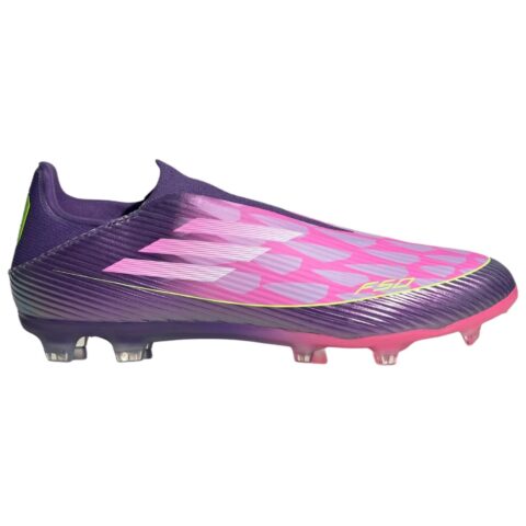 Adidas Lamine Yamal x Adidas F50 League Laceless FG/MG ‘Purple White Lucid Lemon’