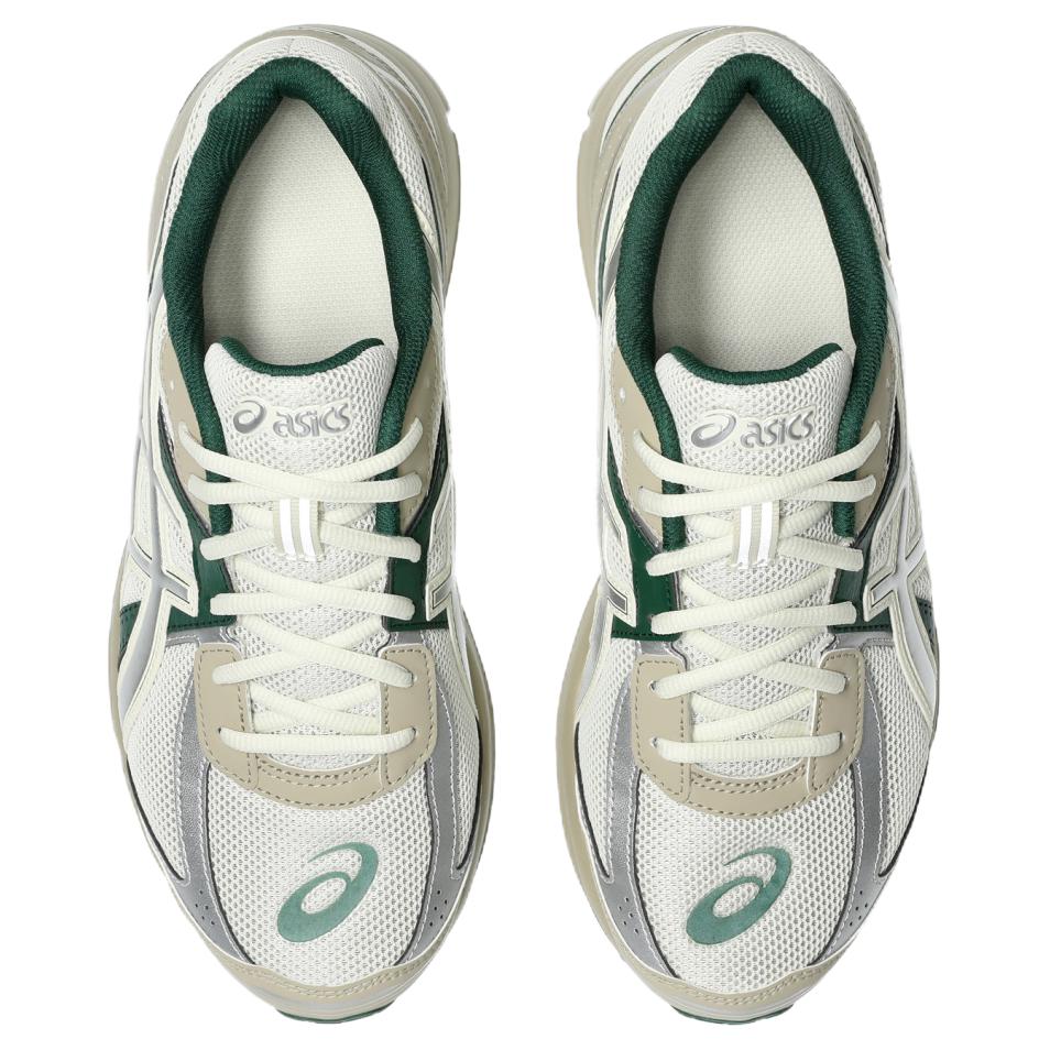 ASICS JOG 100S Cushioning Breathable Running Shoes Unisex Beige Silver Green