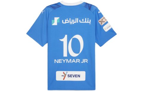 PUMA Al Hilal Men’s Football Home Neymar Jr Replica Jersey Soccer Jersey Men’s Ignite Blue