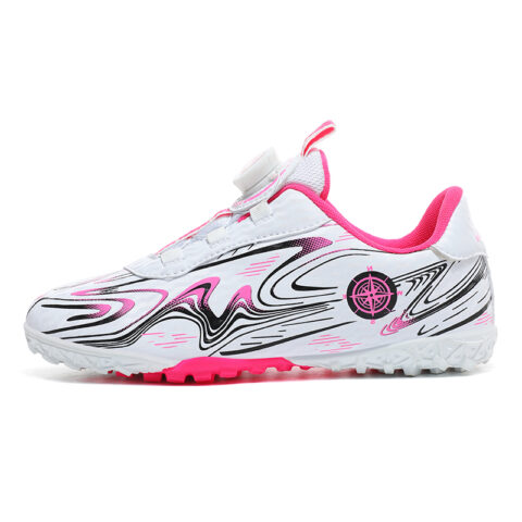 BIANSULONG Soccer Shoes Unisex Low Top Pink