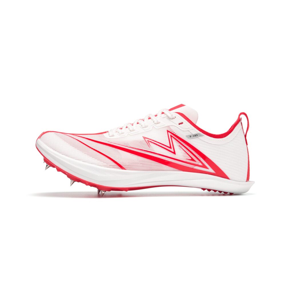 YINSUMAO Full Length Carbon Plate Running Shoes Unisex White Red