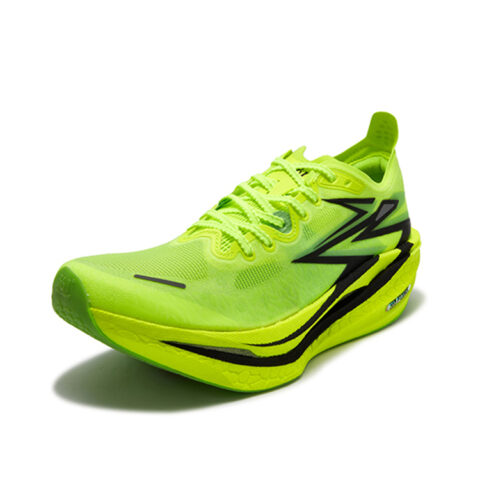 361° Flame 4 Low top Carbon Plate Technology Casual Marathon Running Shoes Unisex Neon Solar Yellow