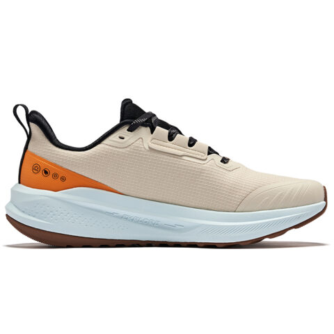 Erke Wildness Cushioning Slip Resistant Waterproof Lightweight Low top Running Shoes Men’s Warm Linen In Black