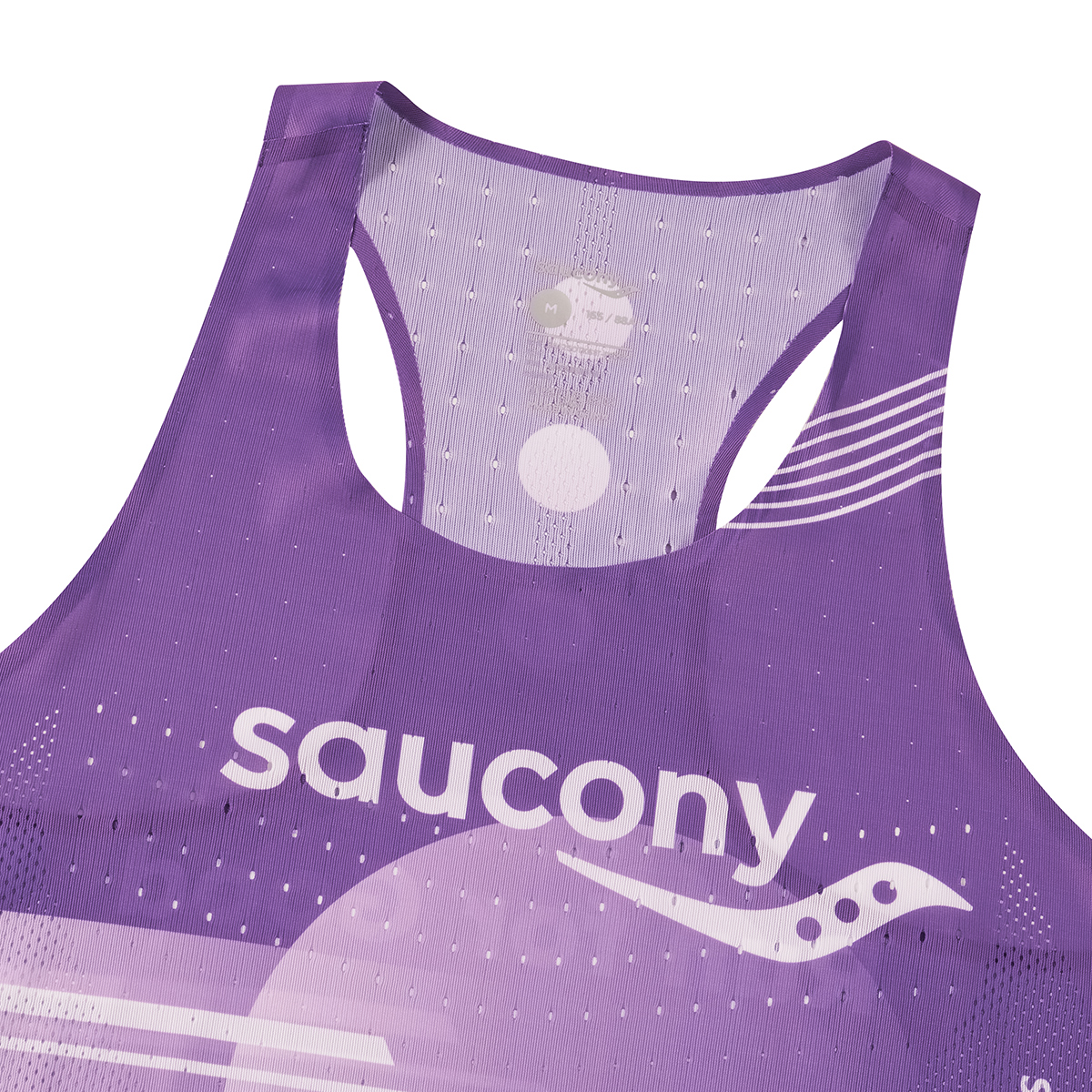 Saucony Running Tank Top Unisex Bellflower Purple Print