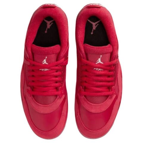 Jordan Air Jordan 4 Leather Support Low top Vintage Basketball Shoes Men’s Red