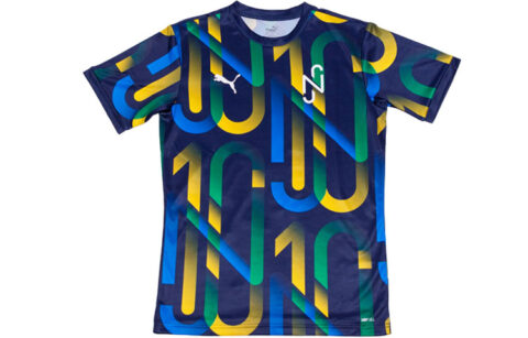 PUMA BMW Soccer Jerseys Unisex Tweed Blue Moderate Straight Fit
