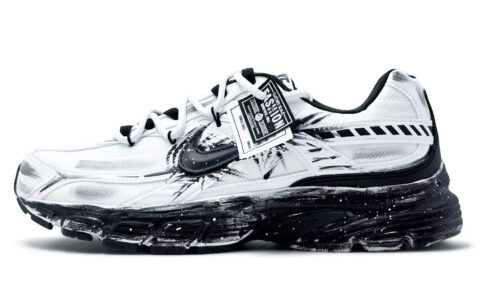 Nike Initiator Abrasion Resistant Low top Running Shoes Men’s Black White Gray