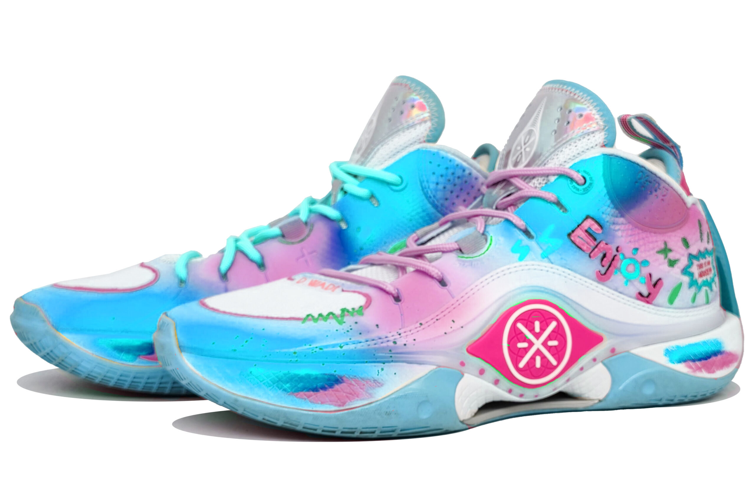 Li Ning Wade Shadow 5 Cushioning Impact Resistant Rebound Cushioning Impact Resistant Rebound Low top Basketball Shoes