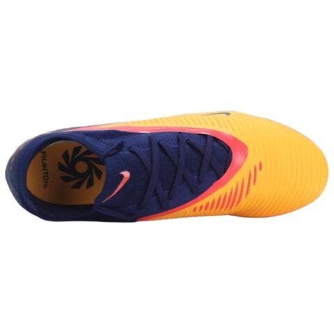 Nike Phantom 6 Slip Resistant Abrasion Resistant Soccer Shoes Unisex Yellow