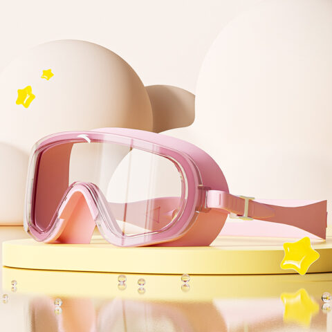 Anta Swim Goggles PC Silicone Kids’ Pink