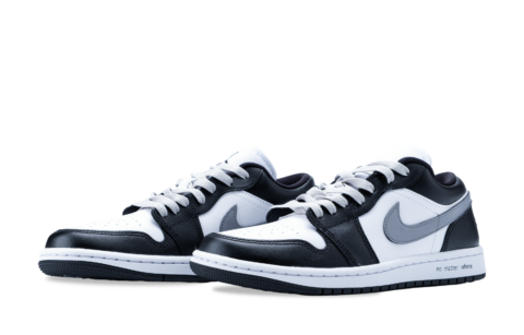 Jordan Air Jordan 1 Shadow Gray Slip Resistant Low top Vintage Basketball Shoes Women’s Gray