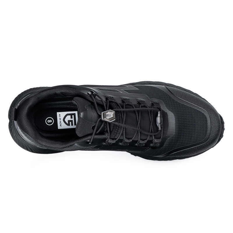 FFREE SOLDIER Slip Resistant Abrasion Resistant Low top Running Shoes Men’s Black