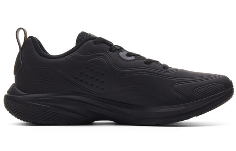 PEAK Cushioning Coverage Rebound Abrasion Resistant Lightweight Slip Resistant Low top Casual Running Shoes Men’s Black