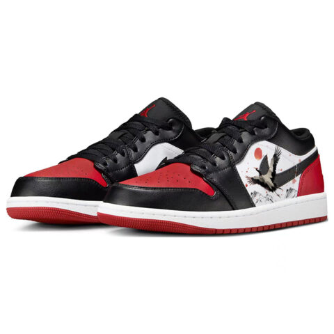 Jordan Air Jordan 1 Vintage Basketball Shoes Women’s Low Top Red/White