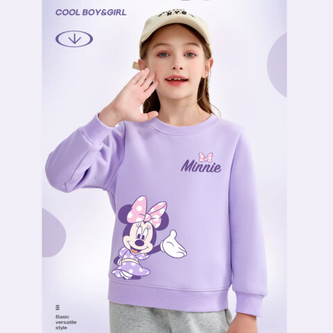 Disney Kids Casual Sportswear Crew Neck Moderate