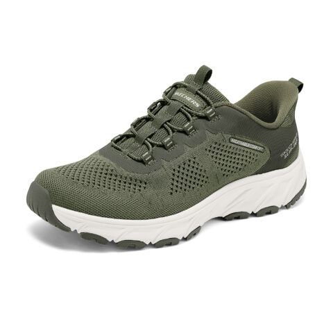 Skechers Hillcrest 2.0 Abrasion Resistant Low top Outdoor Shoes Men’s Olive Green