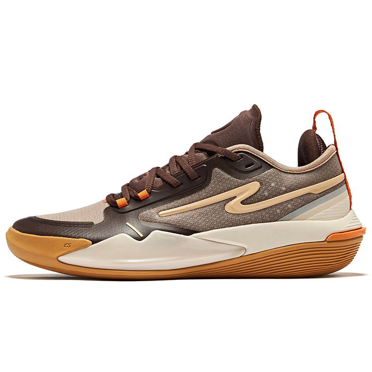 Erke Raid Cushioning Rebound Low top Basketball Shoes Men’s Chocolates Colorway