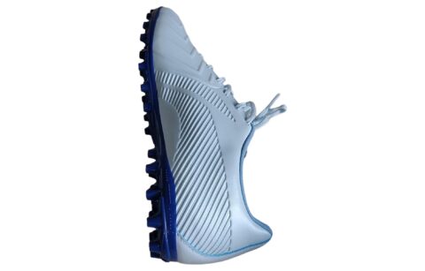 Li Ning AG Artificial Ground Artificial Turf Cushioning Slip Resistant Abrasion Resistant Soccer Shoes Men’s Blue White