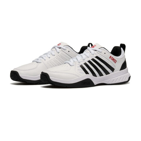 K·SWISS Abrasion Resistant Low top Tennis Shoes Men’s Black White