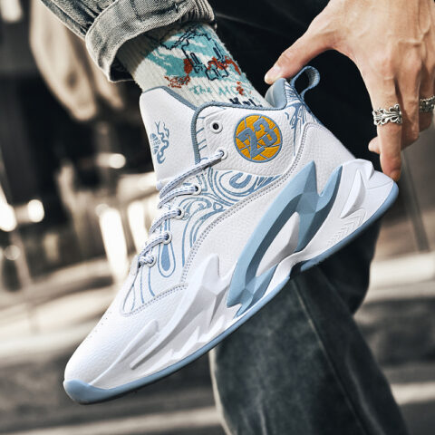TONYBEAR Mid top Basketball Shoes Unisex