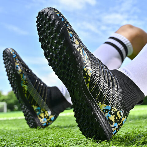 BIANSULONG FG Firm Ground Artificial Turf Abrasion Resistant Coverage Impact Resistant Soccer Shoes Unisex
