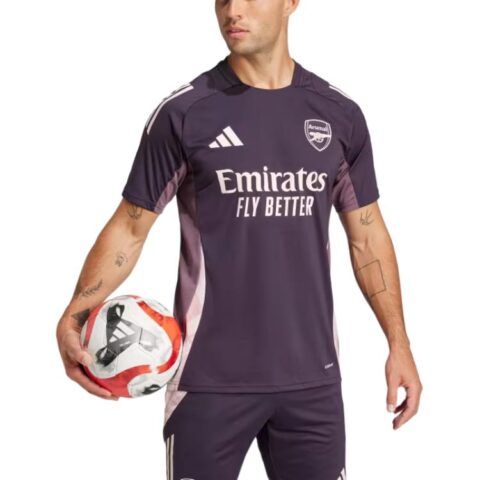 Adidas ArsenalTiro 24 FW24 Soccer Jersey Men’s Aurora Black