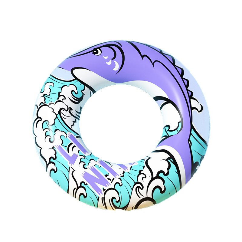 Li Ning Swim Rings Unisex White Flower Wave