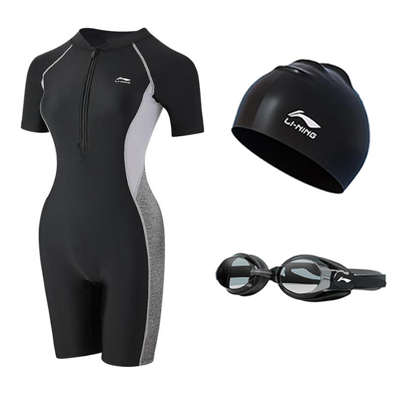 Li Ning Swimming Equipment Sets Women's Black