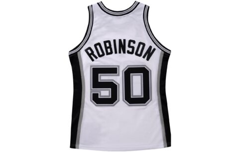 Mitchell Ness «NBA San Antonio Spurs 2002 David Robinson» home finals jersey
