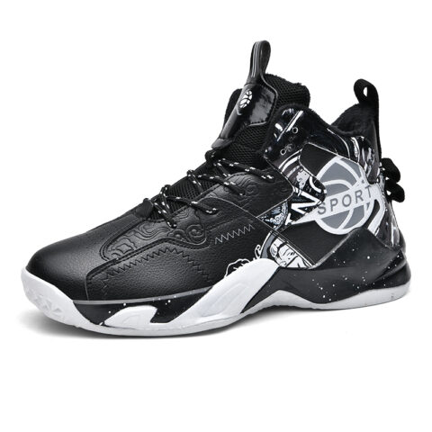BIANSULONG Abrasion Resistant Coverage Rebound High top Basketball Shoes Unisex